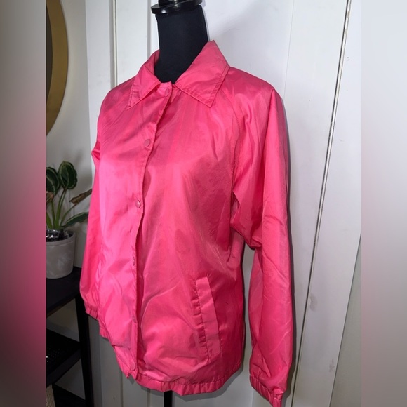 VINTAGE Women's Pink Bomber Jacket - Picture 2 of 9